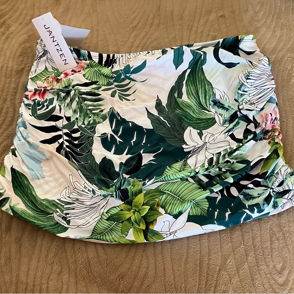 Tropical Print Tankini Set - Picture 5 of 8